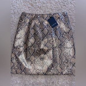 Fate Snakeskin Skirt